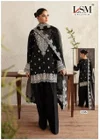 Black And White Vol 2 By Lsm Lawn Cotton Printed Karachi Dress Material